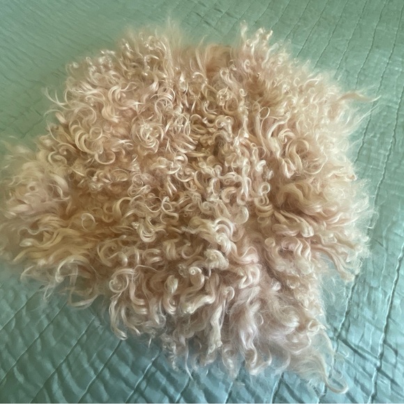 West Elm Fur pink pillow case - Picture 3 of 5